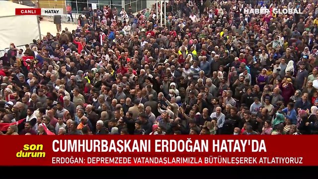 Erdoğan: Asrın felaketinin üstesinden asrın dayanışmasıyla geleceğiz