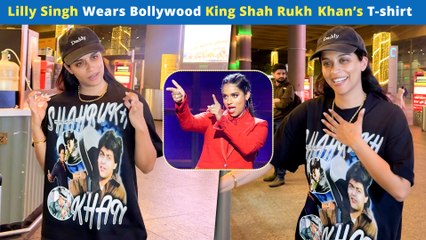 Canadian YouTuber Lilly Singh Makes SRK Style Arrival In Mumbai