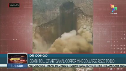 Democratic Republic of Congo: Death toll of artisanal copper mine collapse rises to 100