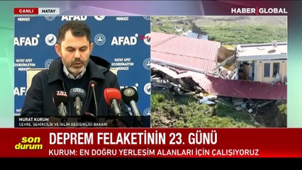 Bakan Kurum: Amanos'un eteklerine binalar inşa edeceğiz