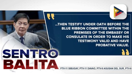 Ilang senador, may pagdududa sa video ni Zaldy Co; mga salaysay ni Co, dapat panumpaan ayon kay Sen. Lacson | ulat ni Louisa Erispe