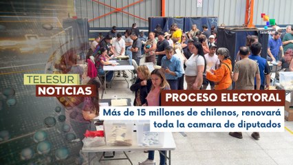 Chilenos renuevan cámara de diputados y la mitad del senado en esta jornada