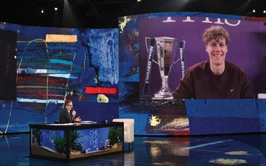 Sinner a Che tempo che fa: «È stata una settimana fantastica ma so che c'è ancora tanto lavoro da fare»