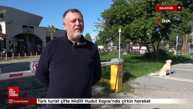 Türk turist çifte Midilli Hudut Kapısı'nda çirkin hareket ettiler
