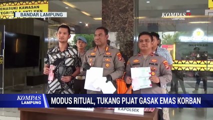 Modus Ritual, Tukang Pijat Gasak Emas Korban
