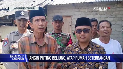 Angin Puting Beliung, Atap Rumah Beterbangan