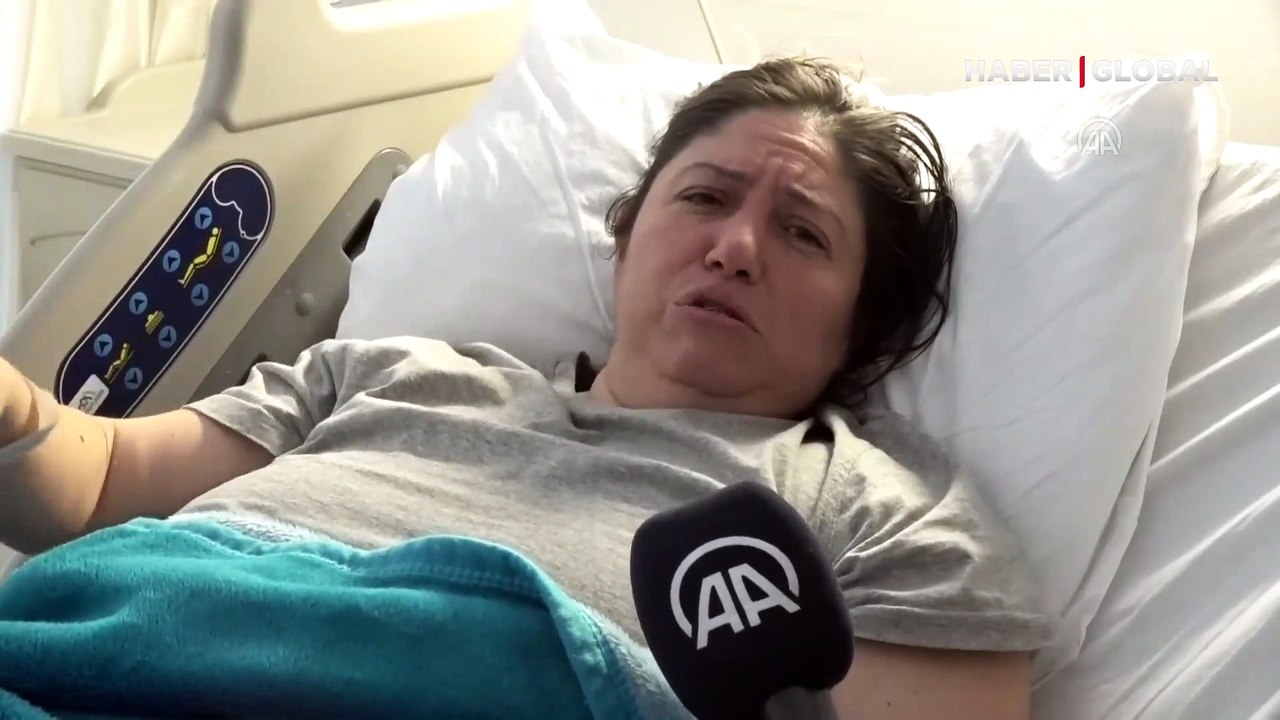 Kırık ayağıyla enkazdan çıkmayı başardı: Çok endişeliyim, çok korkuyorum her şeyden