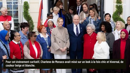 Charlene de Monaco rayonnante avec une paire de chaussures plates à plus de 700 euros