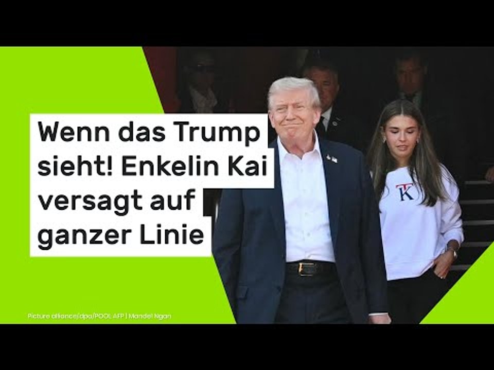 Wenn das Trump sieht! Enkelin Kai versagt auf ganzer Linie