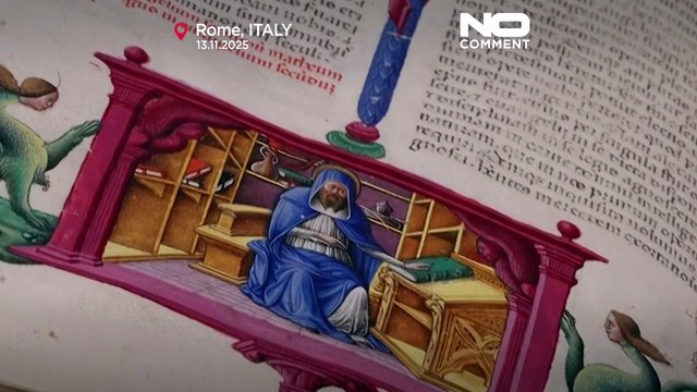 بمناسبة اليوبيل المقدس بالفاتيكان.. عرض نسخة مزخرفة نادرة من الكتاب المقدس تعود للقرن الـ15