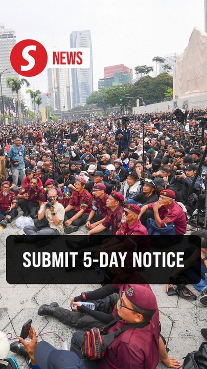 M'sians have right to hold peaceful assemblies, but must give five days notice