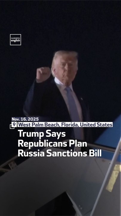 Trump Says Republicans Plan Russia Sanctions Bill