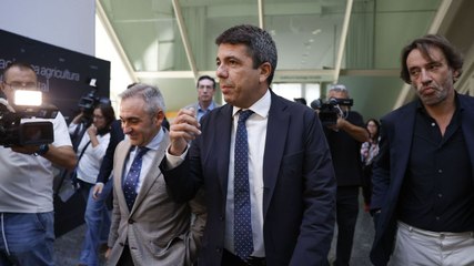 Comparecencia de Carlos Mazón en la Comisión de Investigación sobre la gestión de la crisis derivada de la DANA