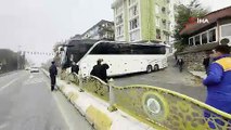 Tur otobüsünün ters yön hatası pahalıya mal oldu