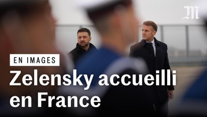 Volodymyr Zelensky et Emmanuel Macron viennent de se retrouver sur la base aérienne de Villacoublay