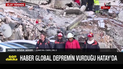 Haber Global depremin vurduğu Hatay'da
