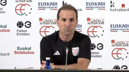 Arrasate: "Hay un pueblo y unos jugadores que quieren una selección que les represente"