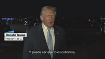 Trump habla sobre posibles conversaciones con Maduro