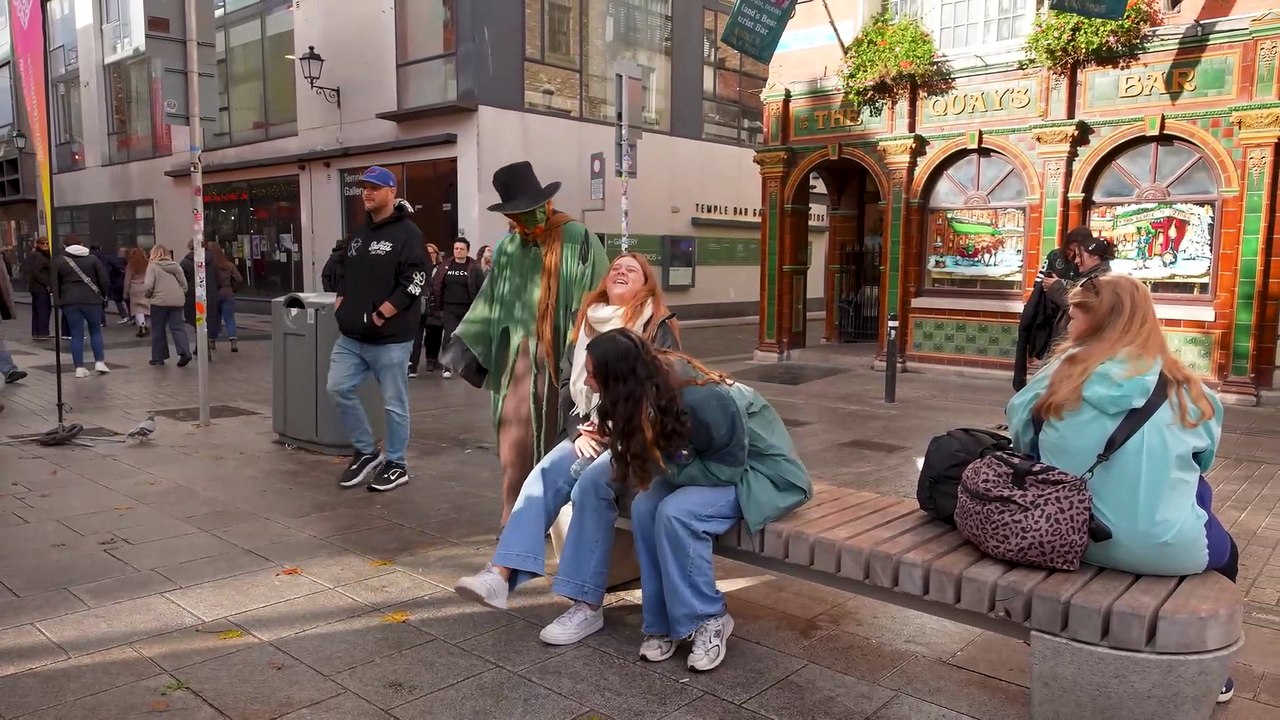 Crazy reactions  Witchman prank
