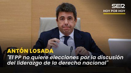 Losada: "El PP no quiere elecciones en Valencia porque está en discusión el liderazgo de la derecha nacional"