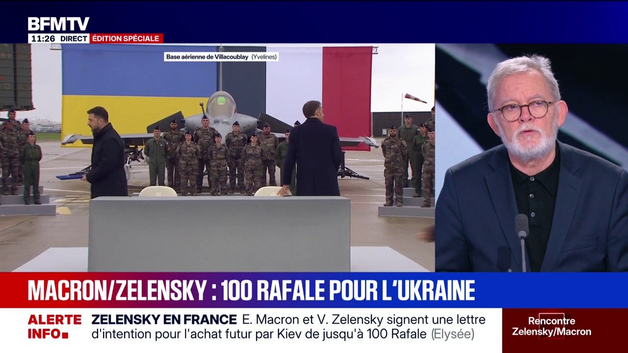 Rafale, systèmes MAMBA... Le détail de ce que contient la lettre d'intention signée par Volodymyr Zelensky et Emmanuel Macron