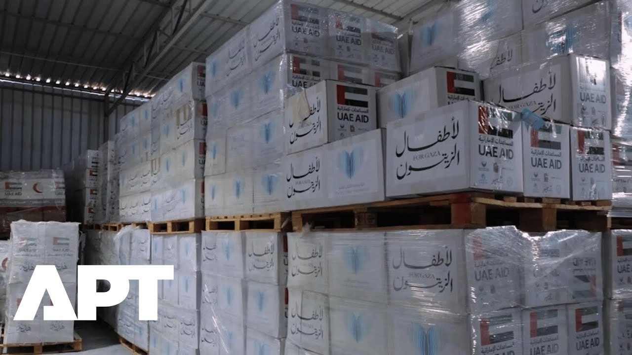 Humanitarian Support Continues: UAE Delivers Large Convoy to Gaza for 20,000 Orphans in Need | APT