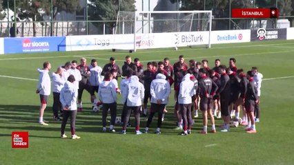 A Milli Futbol Takımı, İspanya maçı hazırlıkları tamamlandı
