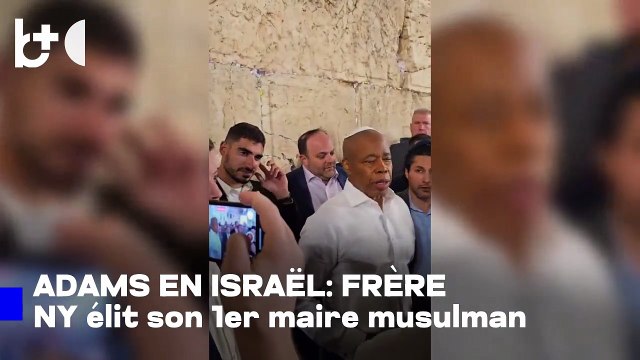 Le maire sortant de New York visite Israël, dit aux habitants qu'il est leur frère