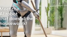 AI Robot Doing Household Work – Smart Home Technology