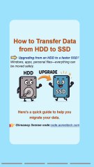 How to Transfer Data from HDD to SSD (Fast & No Data Loss!)