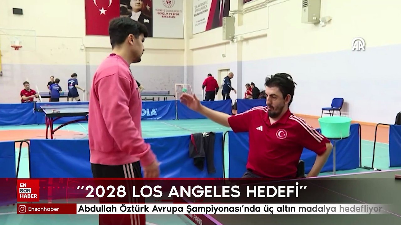 Abdullah Öztürk Avrupa Şampiyonası’nda üç altın madalya hedefliyor