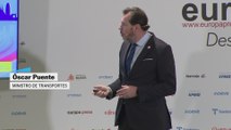 Óscar Puente presenta la nueva red de trenes de alta velocidad Madrid - Barcelona