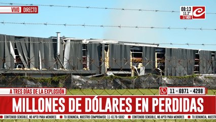 Explosión e incendio en Ezeiza: así está ahora la zona del desastre