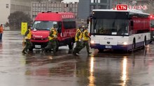 風雨交加！桃機空難災害防救演習 全面強化應變量能