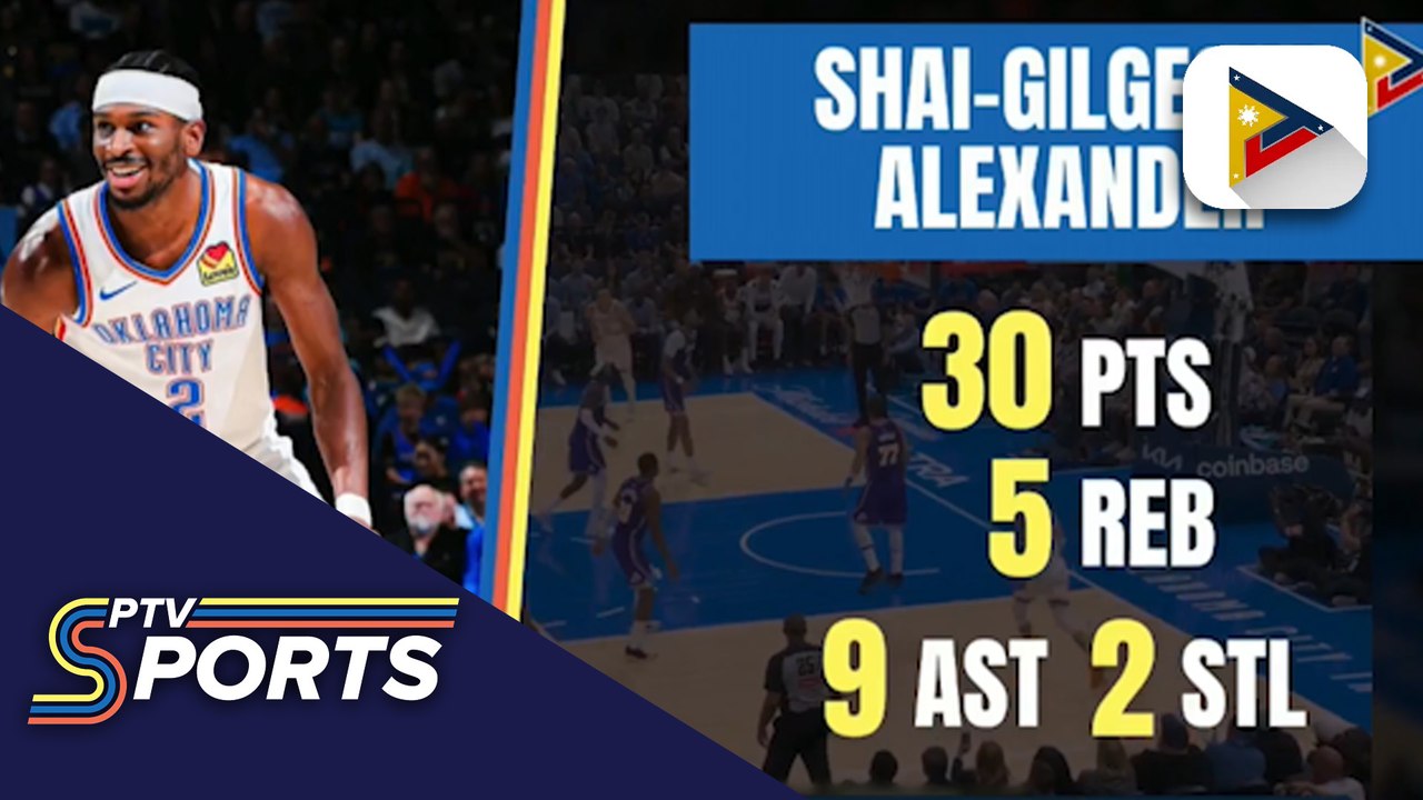 Reigning champs Oklahoma City Thunder, tinambakan ang Los Angeles Lakers