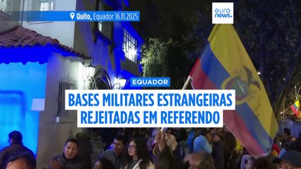 Eleitores equatorianos rejeitam proposta para acolher bases militares estrangeiras e uma nova Constituição