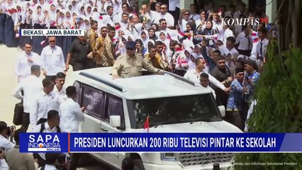 Presiden Prabowo Luncurkan 200 Ribu Televisi Pintar Ke Seluruh Sekolah di Indonesia | SAPA MALAM