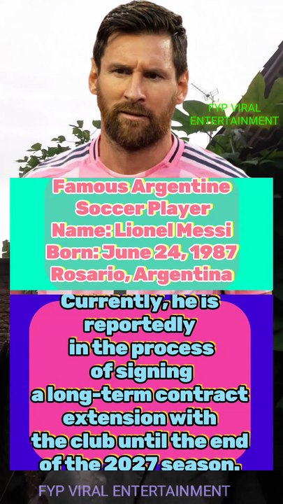 Lionel Messi From Argentina