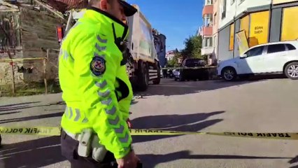 Çöp kamyonunun çarptığı kadın hayatını kaybetti