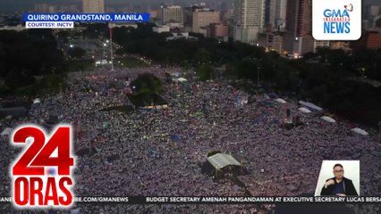Sen. Marcos nang magsalita sa INC rally - nag-drugs si PBBM bago maging pangulo | 24 Oras