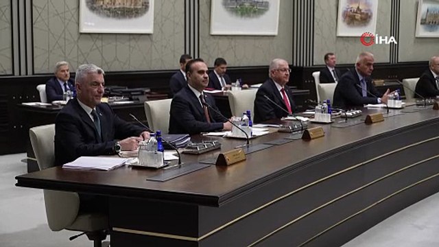 Cumhurbaşkanlığı Kabinesi, Cumhurbaşkanı Recep Tayyip Erdoğan başkanlığında Beştepe’de toplandı