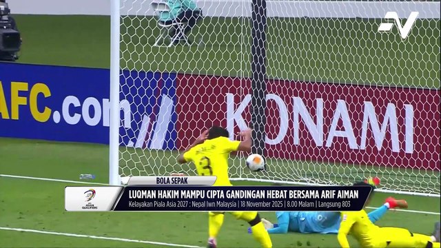 Luqman Hakim mampu cipta gandingan hebat bersama Arif Aiman