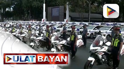 PNP, kumpyansang lalakas pa ang kanilang mobility at operasyon dahil sa mga bagong kagamitan | ulat ni Floyd Brenz