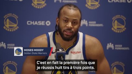 Warriors - Moses Moody : "J’ai enfin battu le record de mon oncle !"