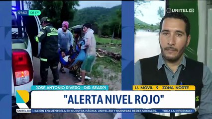 ​“Ha iniciado el turbión”: Emiten alerta roja ante crecida extraordinaria del río Piraí
