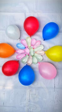 Beutiful Flowers Mini Water Balloons Popping Reverses Satisfying Kids Videos