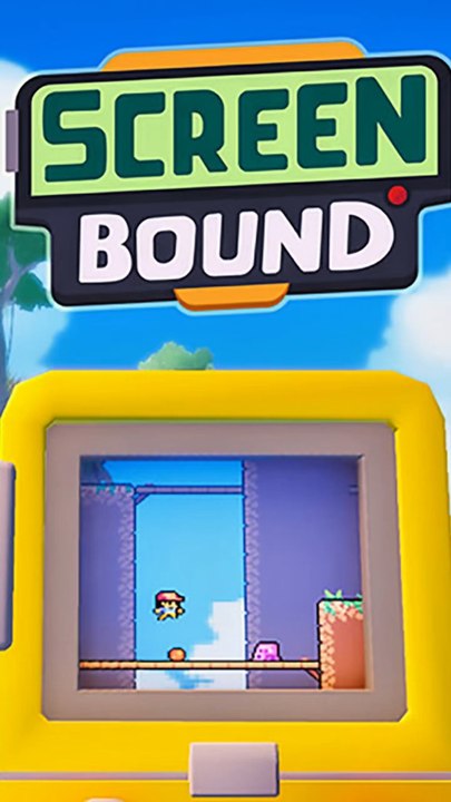 🎮 Screenbound mélange plateforme 3D et 2D en même temps grâce à une console façon Game Boy que ton perso tient en main. Un concept génial, ultra créatif, qui retourne le cerveau. Disponible bientôt sur PC !