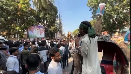 Protestors threaten to bulldoze ousted Bangladesh PM Sheikh Hasina’s family home