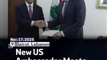New US Ambassador Meets Lebanon Minister