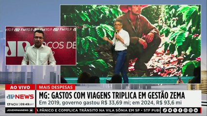 Gastos do governo de MG com viagens oficiais quase triplicam na gestão Zema